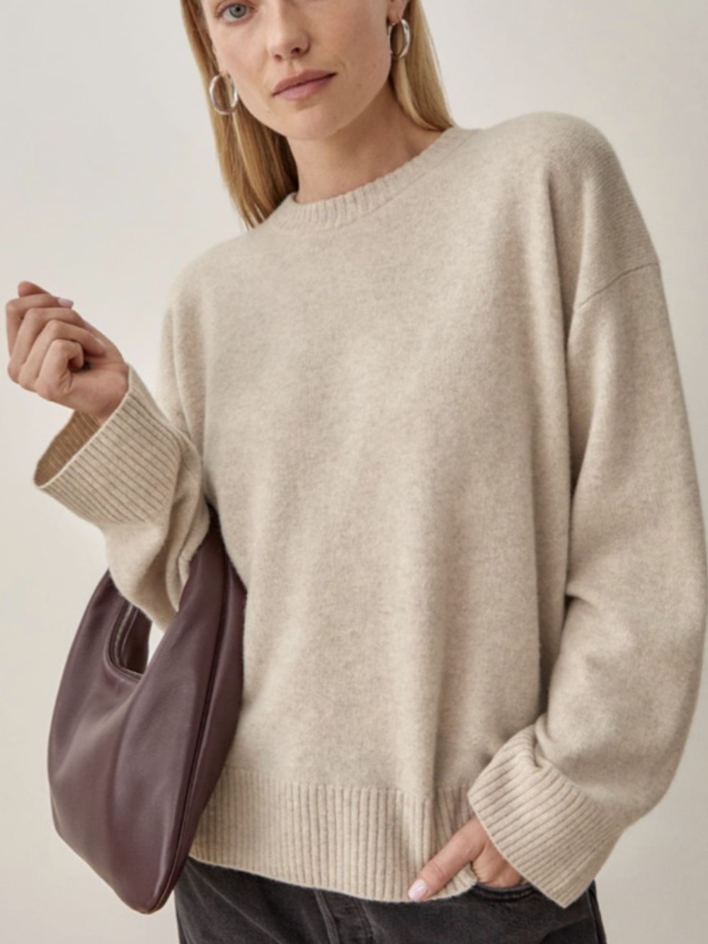 Reformation Enda Regenerative Wool Cardigan
